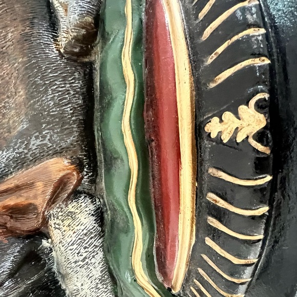 Vintage Bassett Hound Dog Cast Iron Large Doorstop upper deck Vintage Hand Paint - Picture 11 of 14